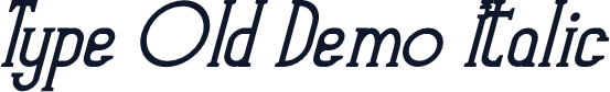 Type Old Demo Italic