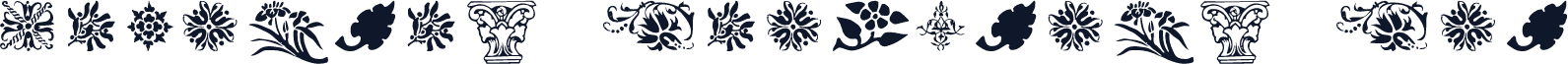 Printers Ornaments One