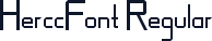 HerccFont Regular