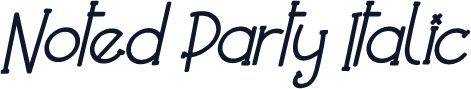 Noted Party Italic