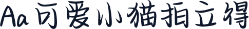 Aa可爱小猫拍立得