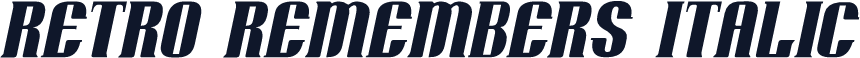 Retro Remembers Italic