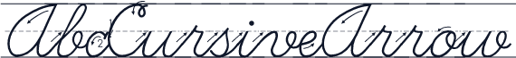 AbcCursiveArrow