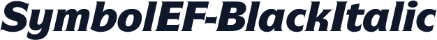 SymbolEF-BlackItalic
