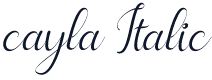 cayla Italic