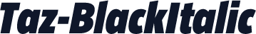 Taz-BlackItalic