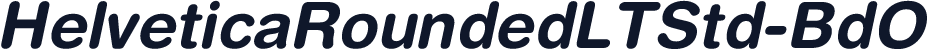HelveticaRoundedLTStd-BdO