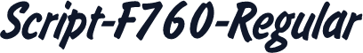 Script-F760-Regular