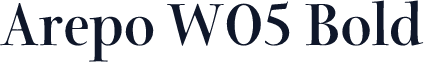 Arepo W05 Bold
