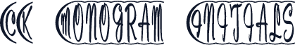 CK Monogram Initials