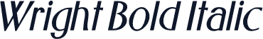 Wright Bold Italic