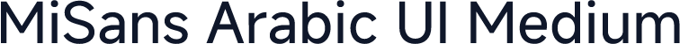 MiSans Arabic UI Medium