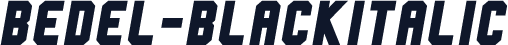 Bedel-BlackItalic