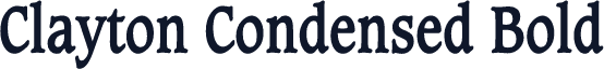 Clayton Condensed Bold