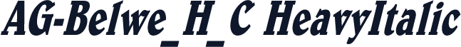 AG-Belwe_H_C HeavyItalic