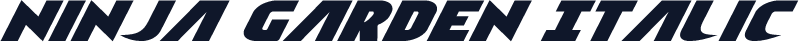 Ninja Garden Italic