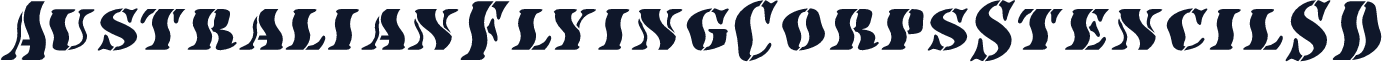 AustralianFlyingCorpsStencilSD