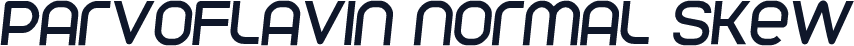 Parvoflavin Normal Skew