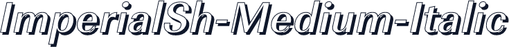 ImperialSh-Medium-Italic