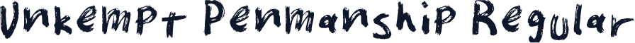 Unkempt Penmanship Regular