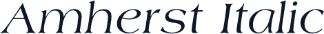 Amherst  Italic