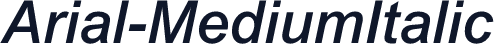 Arial-MediumItalic