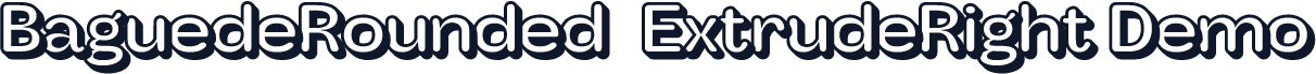 BaguedeRounded-ExtrudeRight Demo