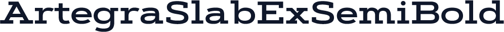ArtegraSlabExSemiBold