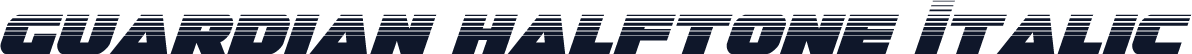 Guardian Halftone Italic