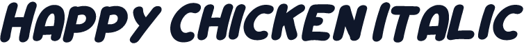 Happy Chicken Italic