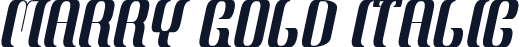 Marry Gold italic