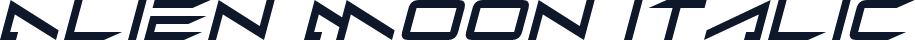 Alien Moon Italic