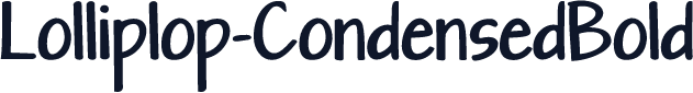 Lolliplop-CondensedBold