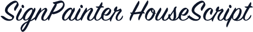 SignPainter HouseScript