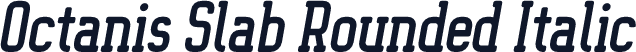 Octanis Slab Rounded Italic