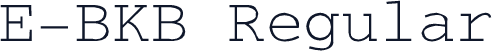 E-BKB Regular