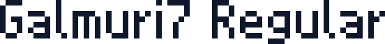 Galmuri7 Regular