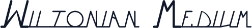Wiltonian Medium