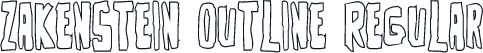 Zakenstein Outline Regular