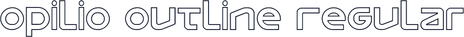 Opilio Outline Regular