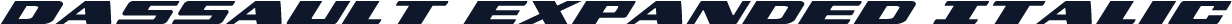 Dassault Expanded Italic
