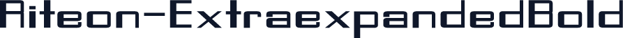 Riteon-ExtraexpandedBold