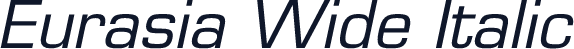 Eurasia Wide Italic