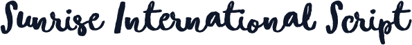 Sunrise International Script