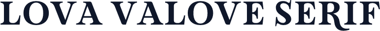 Lova Valove Serif