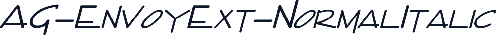 AG-EnvoyExt-NormalItalic