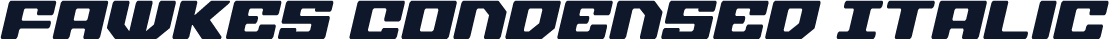 Fawkes Condensed Italic