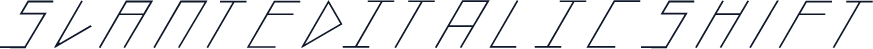 slantedITALICshift