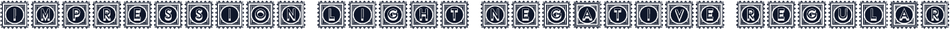 Impression Light Negative Regular