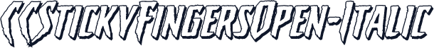CCStickyFingersOpen-Italic